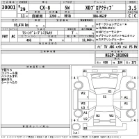Mazda CX-8 лот № 30001 оценка 3.5  с аукциона в Японии 2