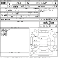 Mazda CX-3 лот № 30005 оценка R  с аукциона в Японии 2