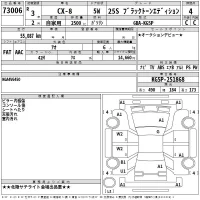Mazda CX-8 лот № 73006 оценка 4  с аукциона в Японии 2