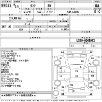 Daihatsu TANTO лот № 89022 оценка RA  с аукциона в Японии 2
