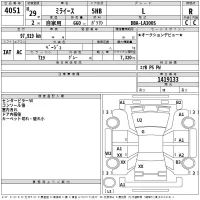 Daihatsu MIRA E S лот № 4051 оценка R  с аукциона в Японии 2