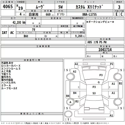 Daihatsu MOVE  с аукциона в Японии
