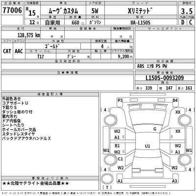 Daihatsu MOVE  с аукциона в Японии