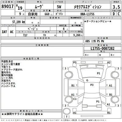 Daihatsu MOVE  с аукциона в Японии