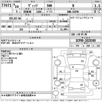 Toyota VITZ лот № 77071 оценка 3.5  с аукциона в Японии 2