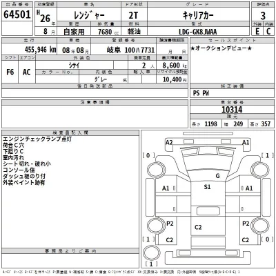Hino RANGER  с аукциона в Японии