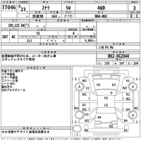Subaru STELLA лот № 77046 оценка 3  с аукциона в Японии 2
