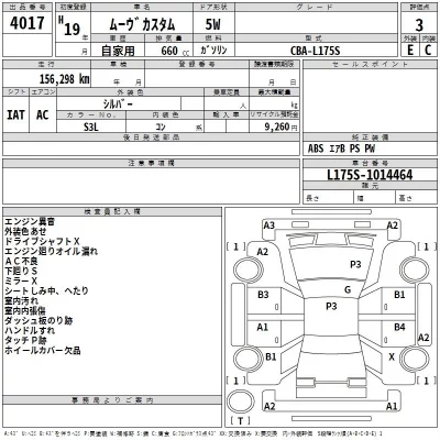 Daihatsu MOVE  с аукциона в Японии