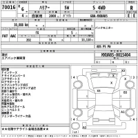 Toyota HARRIER лот № 70016 оценка R  с аукциона в Японии 2