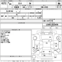 Daihatsu TANTO лот № 4272 оценка RA  с аукциона в Японии 2
