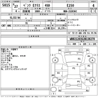Mercedes-Benz E CLASS лот № 5015 оценка 4  с аукциона в Японии 2