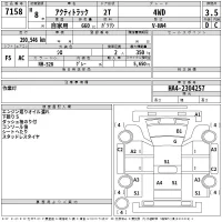 Honda ACTY TRUCK лот № 7158 оценка 3.5  с аукциона в Японии 2
