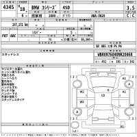 BMW 3-Series лот № 4345 оценка 3.5  с аукциона в Японии 2
