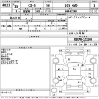 Mazda CX-5 лот № 4023 оценка 3  с аукциона в Японии 2