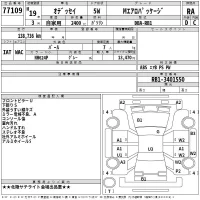 Honda ODYSSEY лот № 77109 оценка RA  с аукциона в Японии 2