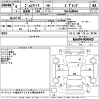 Toyota VELLFIRE лот № 20048 оценка RA  с аукциона в Японии 2