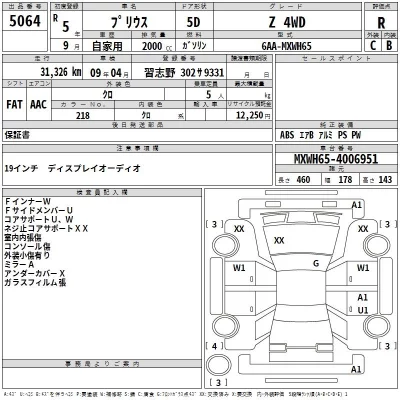 Volkswagen GOLF VARIANT  с аукциона в Японии