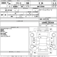 Daihatsu MIRA E S лот № 3004 оценка 3.5  с аукциона в Японии 2