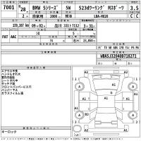 BMW 5-Series лот № 7001 оценка 3.5  с аукциона в Японии 2