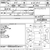 Toyota OPA лот № 70083 оценка RA  с аукциона в Японии 2