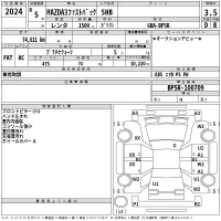 Mazda MAZDA3 лот № 2024 оценка 3.5  с аукциона в Японии 2