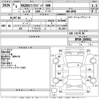 Mazda MAZDA3 лот № 2026 оценка 3.5  с аукциона в Японии 2