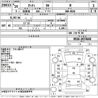 Nissan OTTI  с аукциона в Японии
