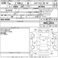 Mitsubishi DELICA D2 лот № 5198 оценка 3.5  с аукциона в Японии 2
