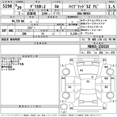 Mitsubishi DELICA D2  с аукциона в Японии