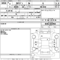 Mitsubishi EK WAGON лот № 3050 оценка 3.5  с аукциона в Японии 2