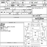Mitsubishi MINICAB VAN лот № 3043 оценка 3  с аукциона в Японии 2