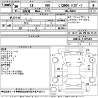 Lexus CT лот № 71005 оценка R  с аукциона в Японии 2