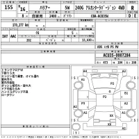 Toyota HARRIER лот № 155 оценка R  с аукциона в Японии 2