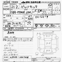 Toyota PASSO SETTE лот № 4249 оценка 3.5  с аукциона в Японии 9