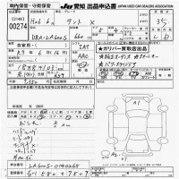 Daihatsu TANTO лот № 274 оценка 3.5  с аукциона в Японии 9