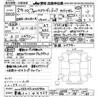 Volkswagen GOLF CABRIOLET лот № 30035 оценка 4  с аукциона в Японии 9