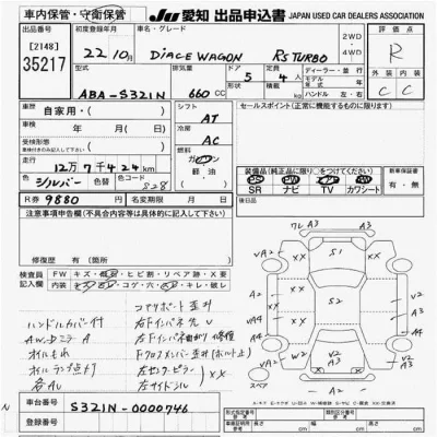 Subaru GOLF ALLTRACK  с аукциона в Японии