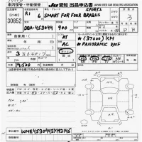 Smart FORFOUR лот № 30852 оценка 3  с аукциона в Японии 9
