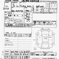 Toyota TOWN ACE TRUCK лот № 20154 оценка 3.5  с аукциона в Японии 9