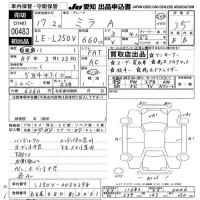 Daihatsu MIRA лот № 483 оценка 3.5  с аукциона в Японии 9