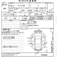 Toyota VITZ лот № 90118 оценка 3.5  с аукциона в Японии 10