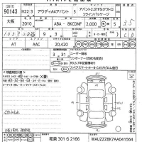 Audi A4 лот № 90143 оценка 3.5  с аукциона в Японии 10