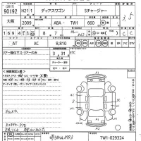 Subaru GOLF ALLTRACK лот № 90192 оценка 3.5  с аукциона в Японии 10
