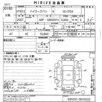 Toyota HIACE VAN лот № 30180 оценка 3.5  с аукциона в Японии 10