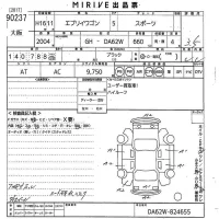 Suzuki EVERY WAGON лот № 90237 оценка 3.5  с аукциона в Японии 10