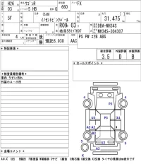 Suzuki WAGON R лот № 4547 оценка 3.5  с аукциона в Японии 5