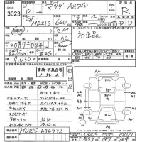 Mazda AZ WAGON лот № 3023 оценка R  с аукциона в Японии 10