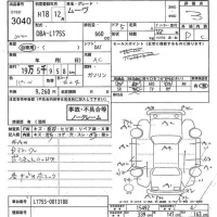 Daihatsu MOVE лот № 3040 оценка 3  с аукциона в Японии 6