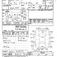Subaru STELLA лот № 3038 оценка 3.5  с аукциона в Японии 10
