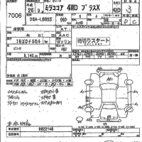 Daihatsu MIRA лот № 7006 оценка 3  с аукциона в Японии 4